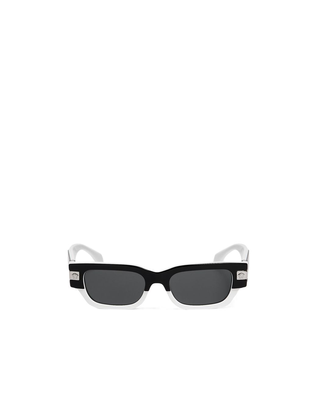 Versace White Eyewear Rectangle-Frame Sunglasses for men