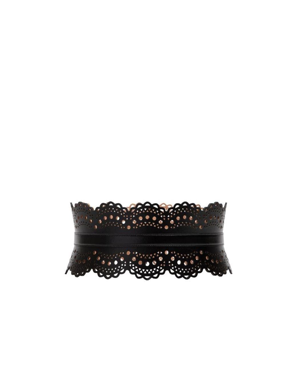 Alaïa Black Alaïa Vienne Wave Bustier Belt