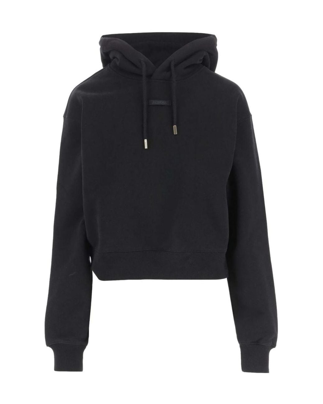 Jacquemus Blue Logo Patch Drawstring Hoodie