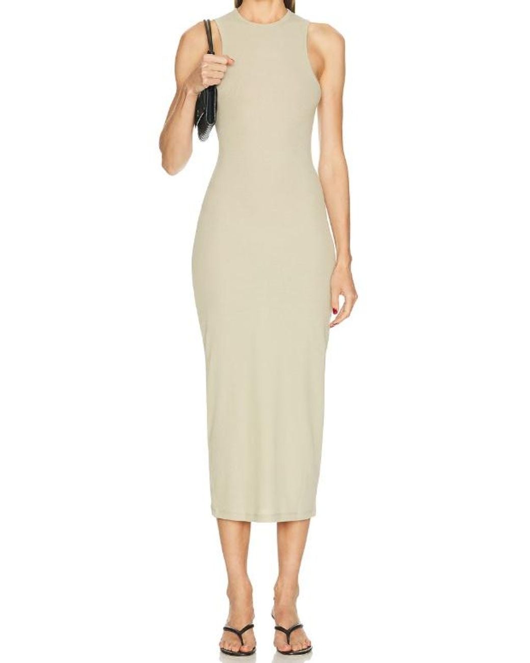 Wardrobe NYC Natural Sleeveless Dress