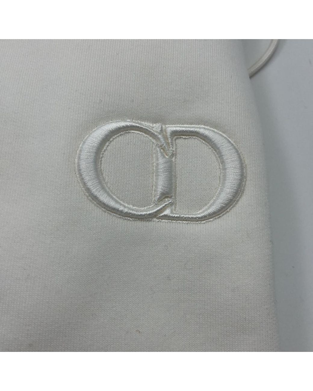 Dior White Hooded Sweater for men