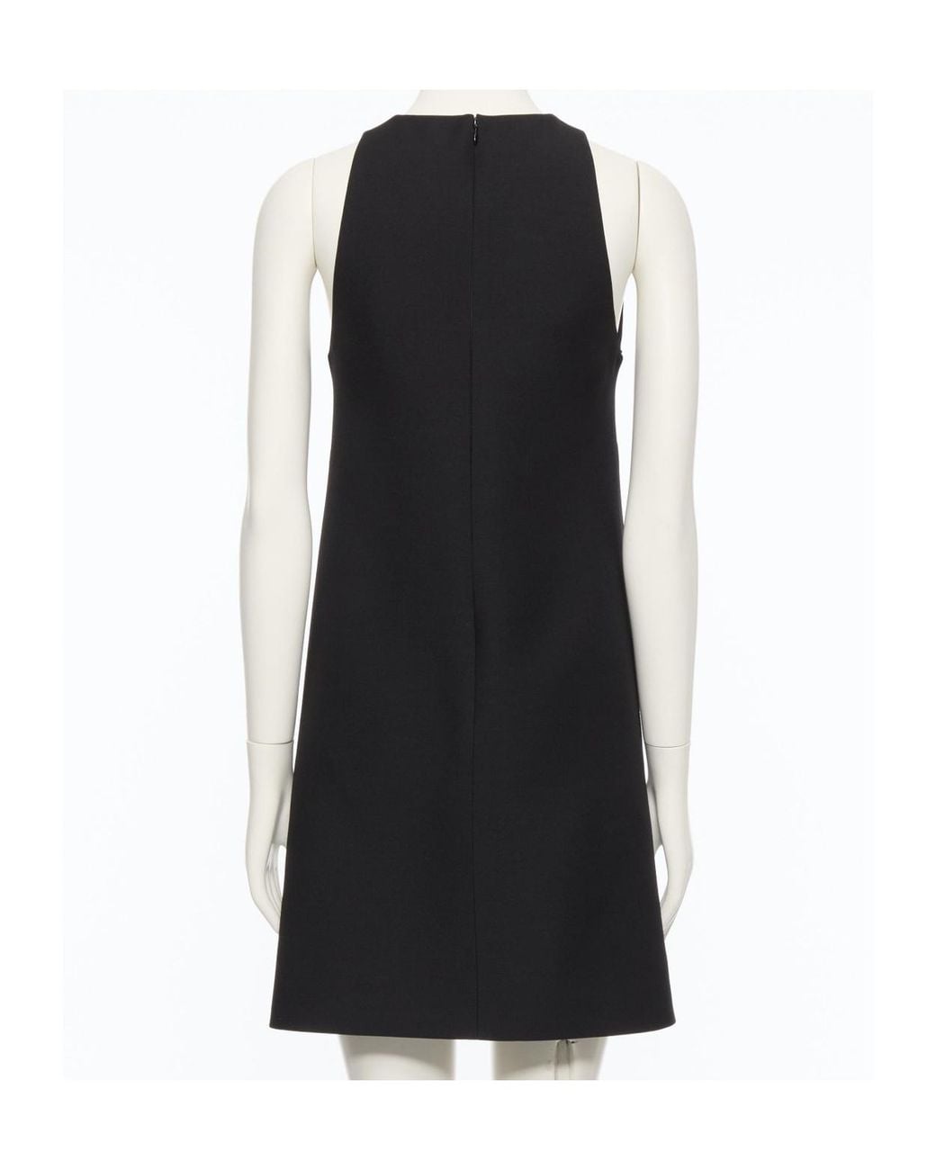 Valentino Black Embellished Crewneck Dress