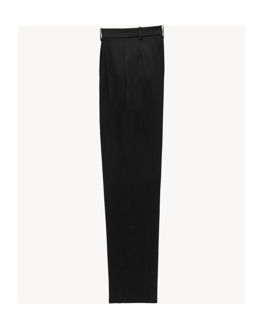 Saint Laurent Black Low-Rise Baggy Pants for men
