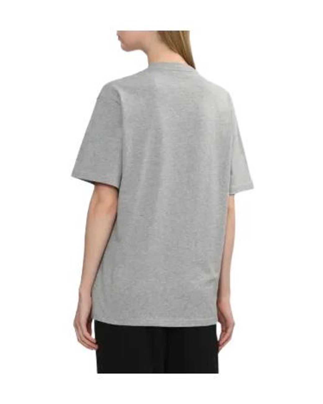 J.W. Anderson Gray Logo-Embroidered T-Shirt