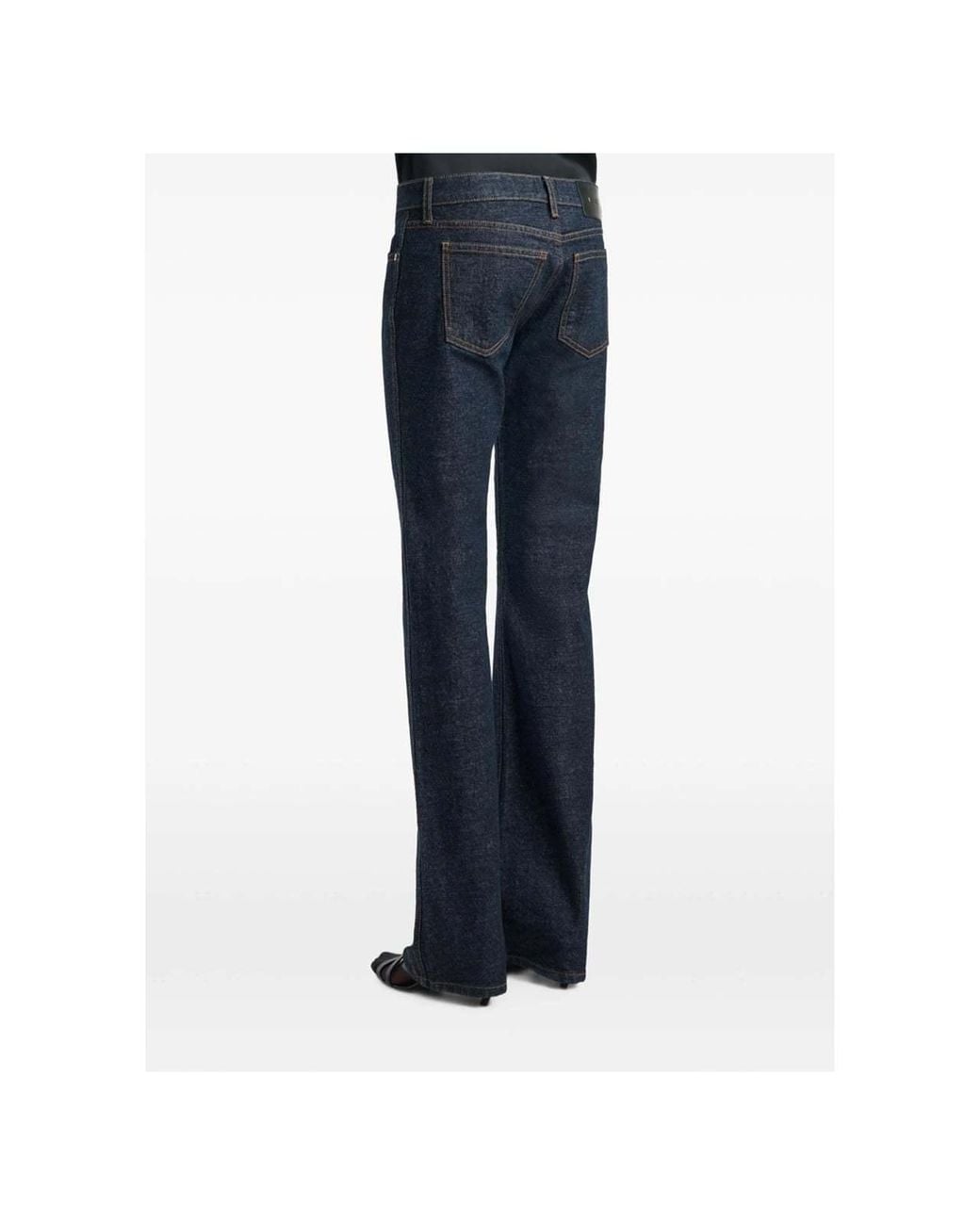 Khaite Blue Straight-Leg Jeans