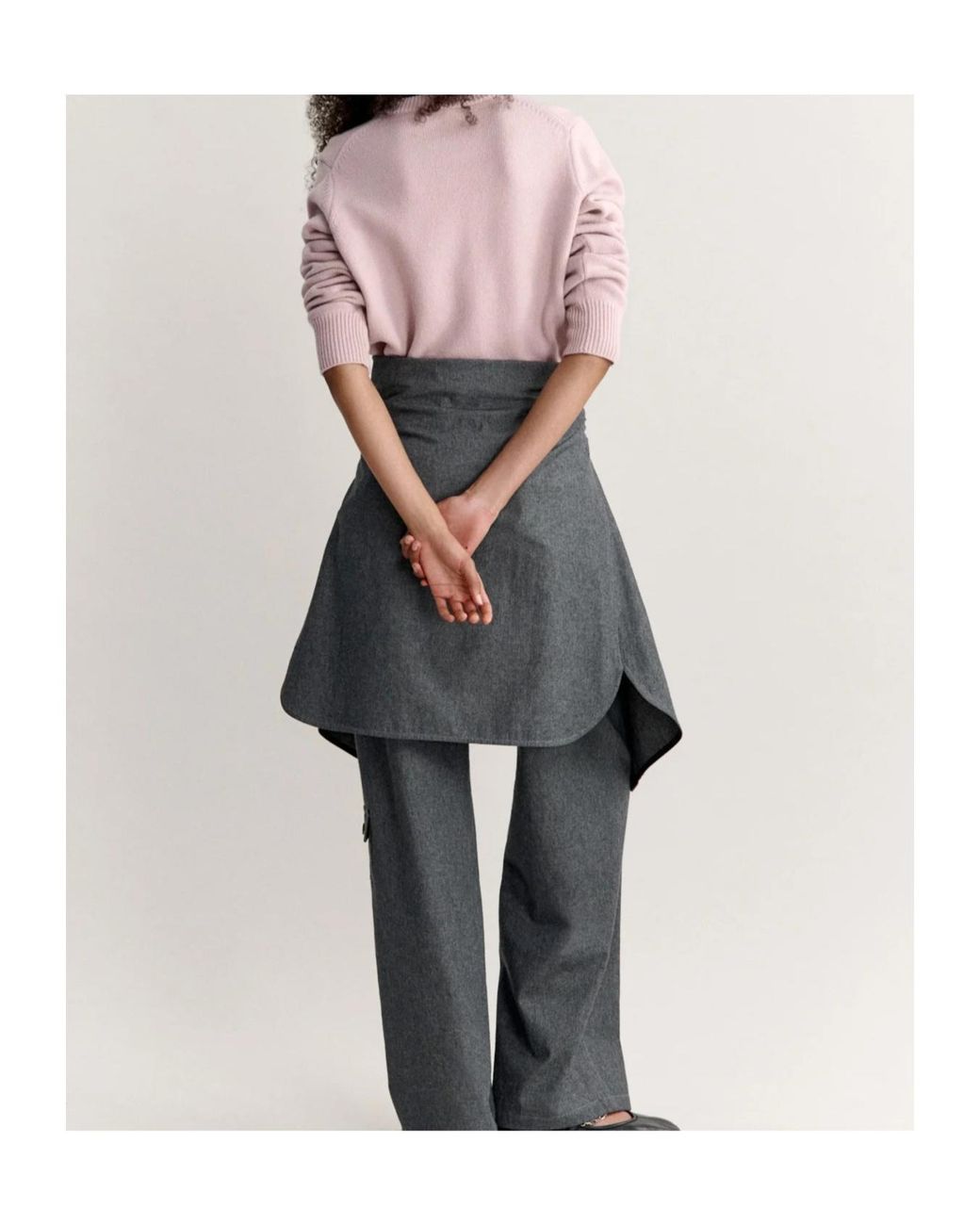 Maison Kitsuné Pink Fox Head Intarsia Merino Jumper