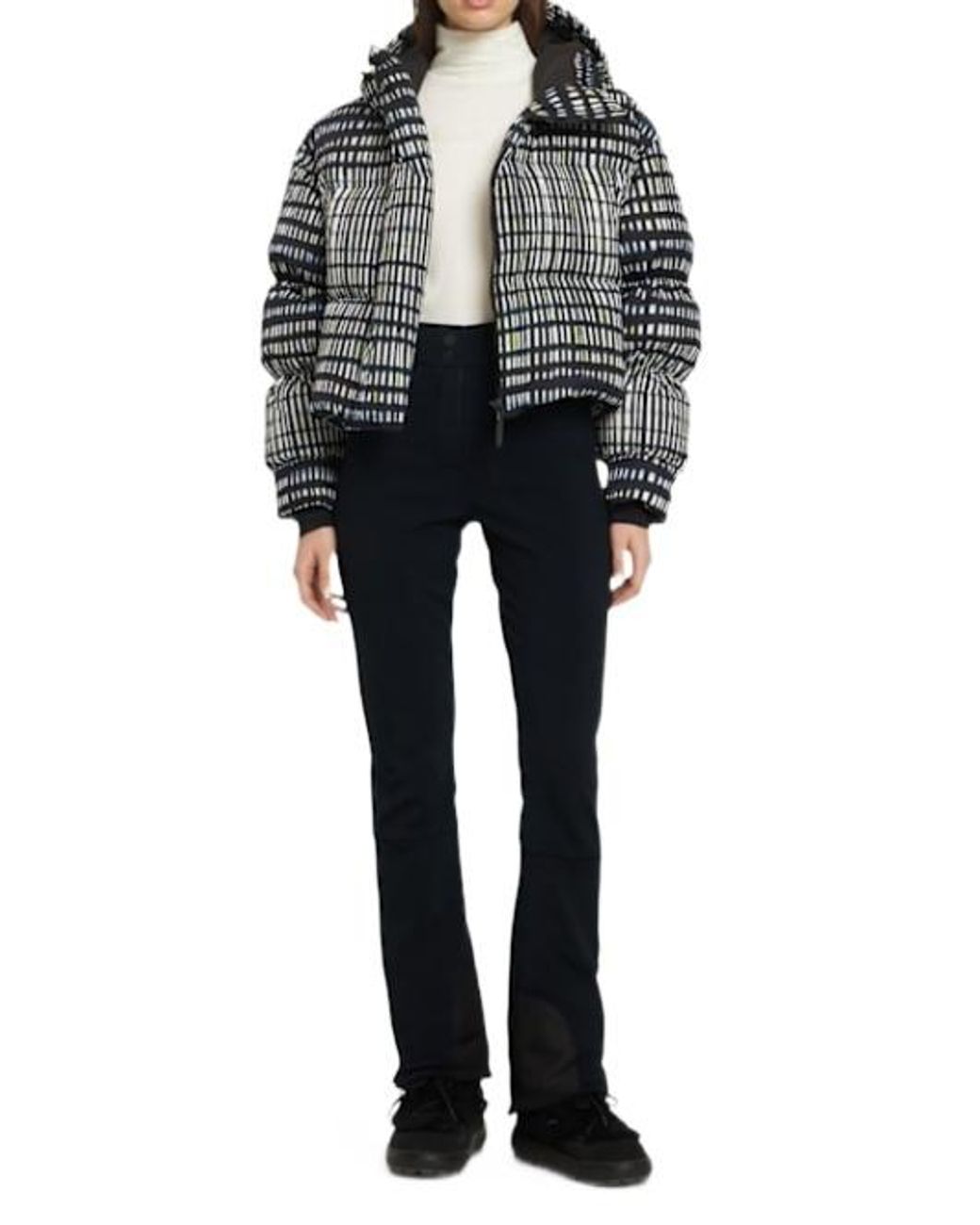 CORDOVA Black Highwaist Buttonzip Trousers