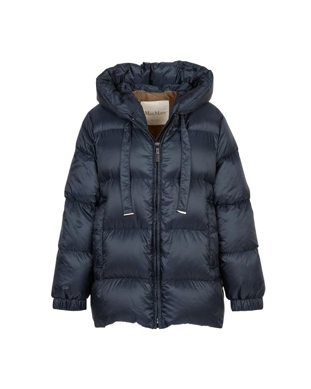Max Mara Blue The Cube Seia Zip-Up Drawstring Jacket