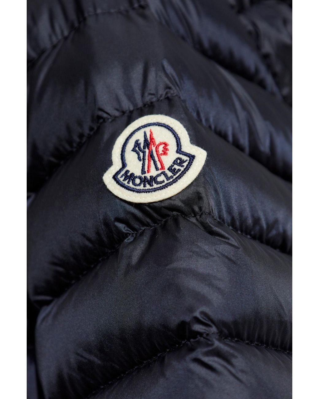 Moncler Blue Ige Zip-Up Padded Jacket
