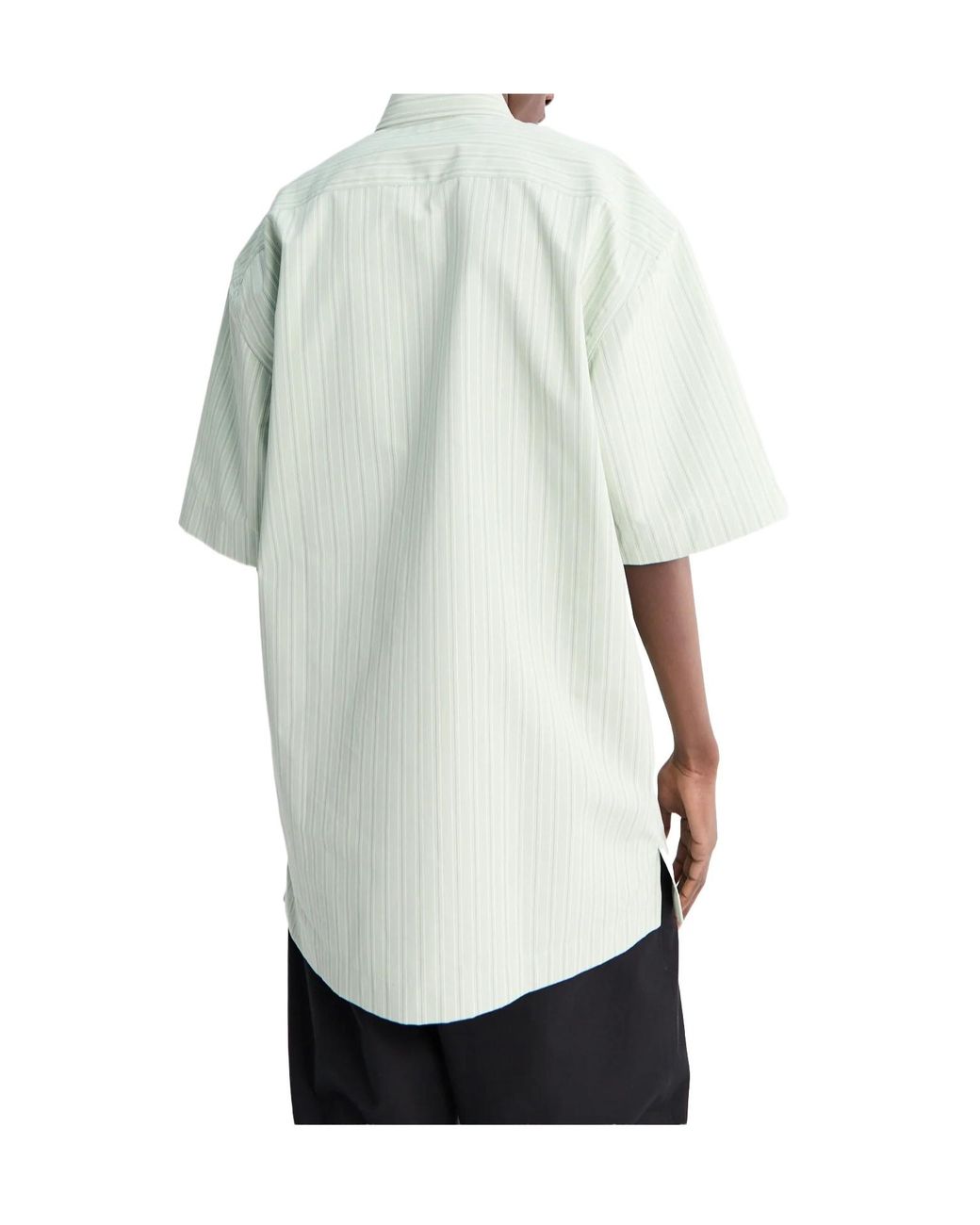 Dries Van Noten Multicolor Short-Sleeved Striped Shirt for men