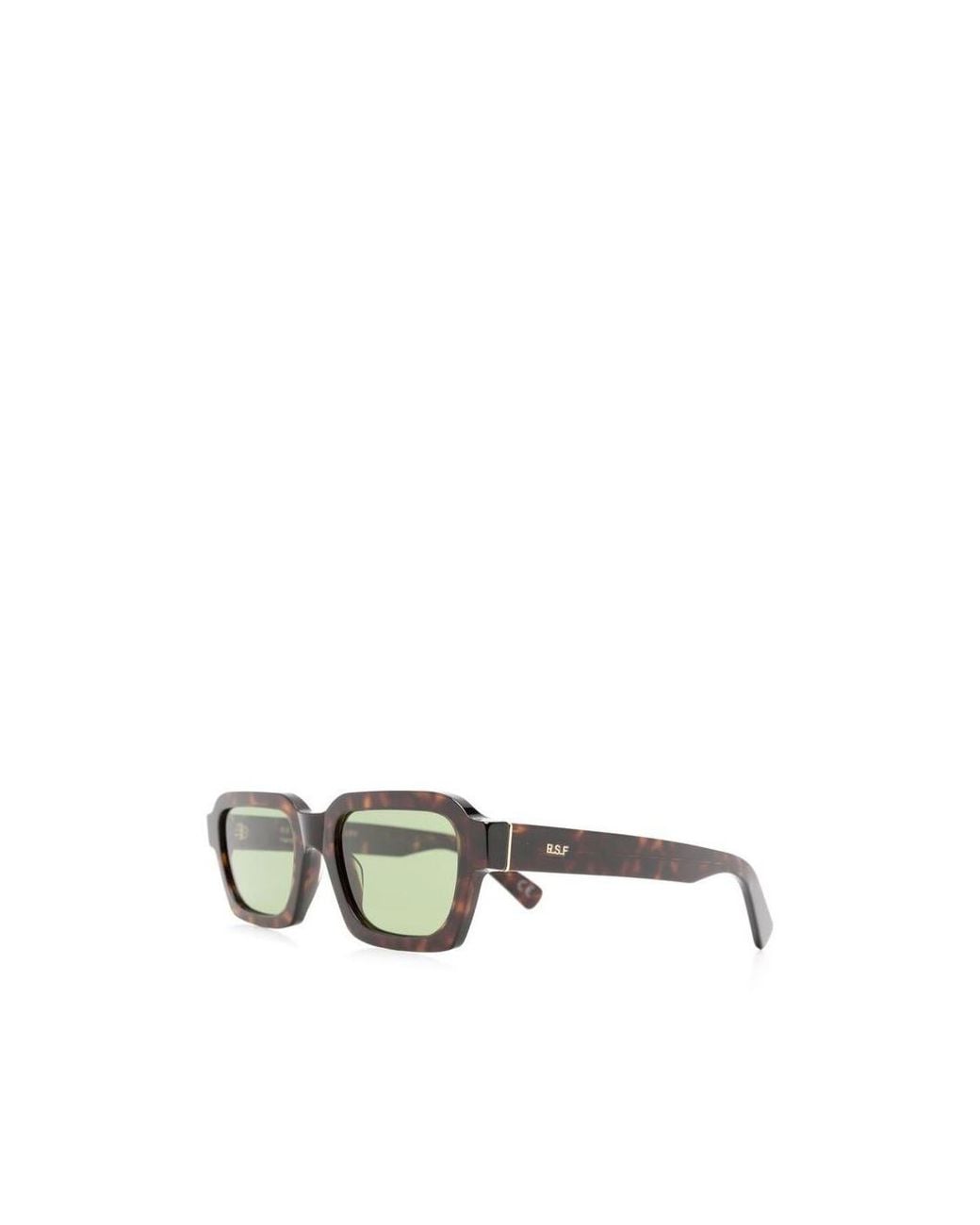 Retrosuperfuture Green Caro Tortoiseshell-Effect Sunglasses