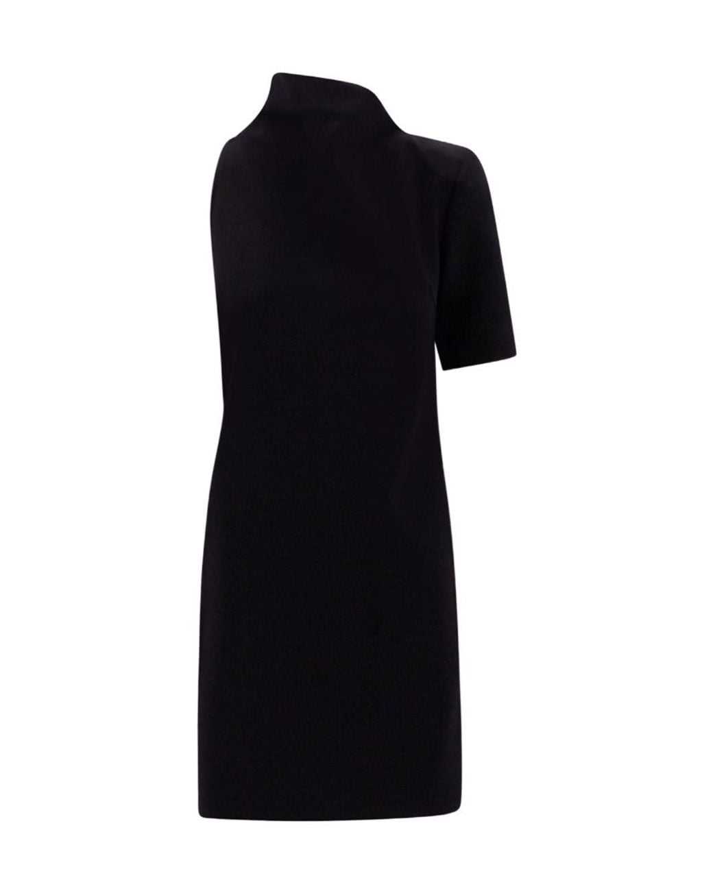 Sportmax Black Logo Dress
