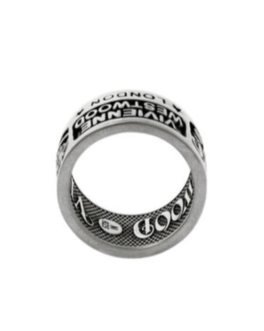 Vivienne Westwood White Lancelot Ring for men