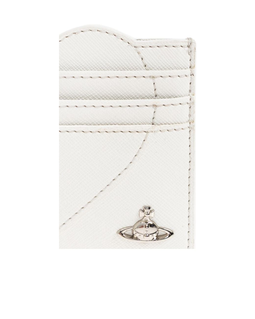 Vivienne Westwood White Claude Drop Earrings
