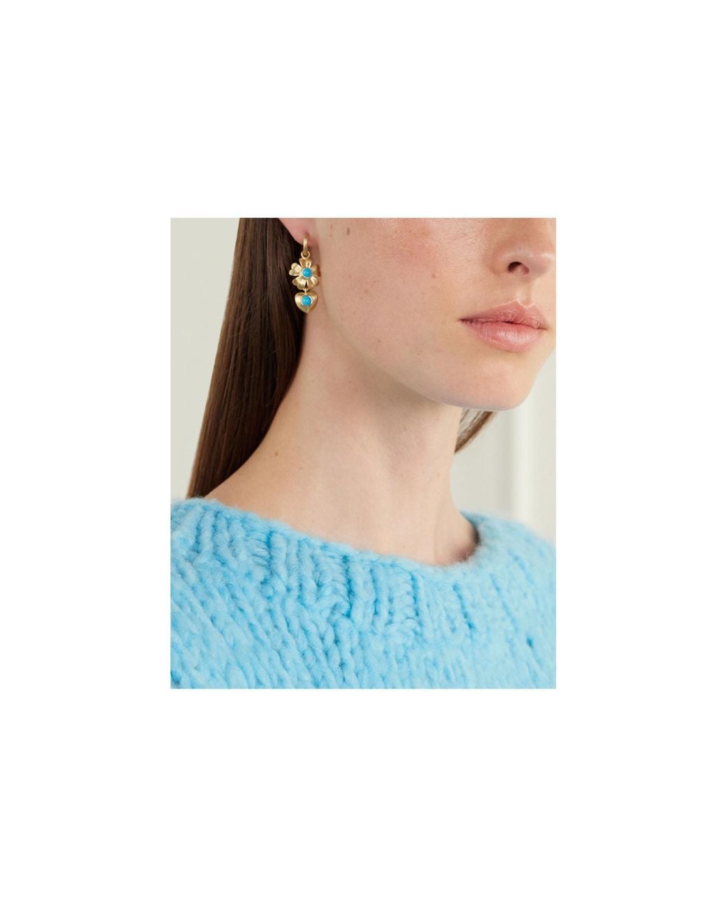 Irene Neuwirth Metallic 18-Karat Earrings