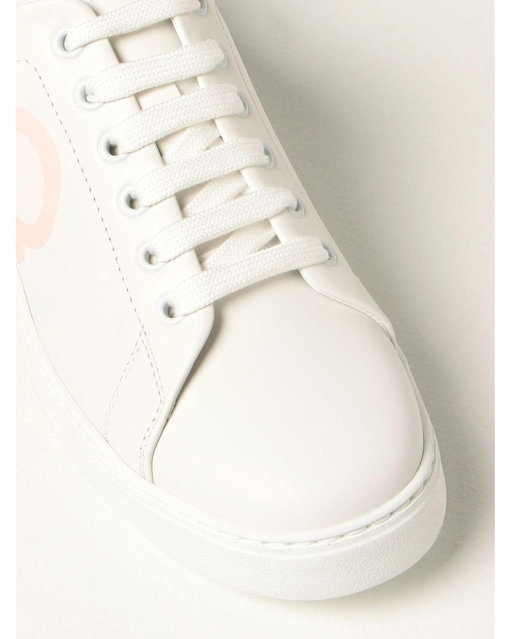 Ferragamo Natural Logo Casual Sneakers