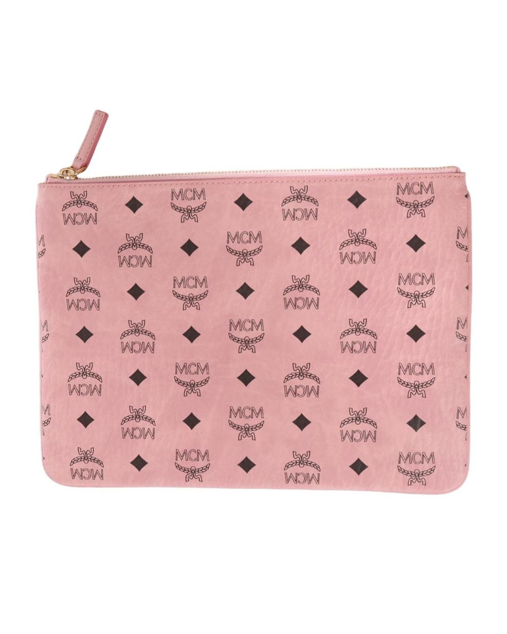 MCM Pink Zip-Top Clutch for men