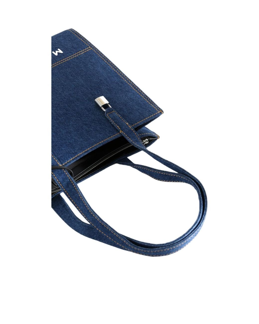 Marc Jacobs Blue Logo-Print Tote Bag