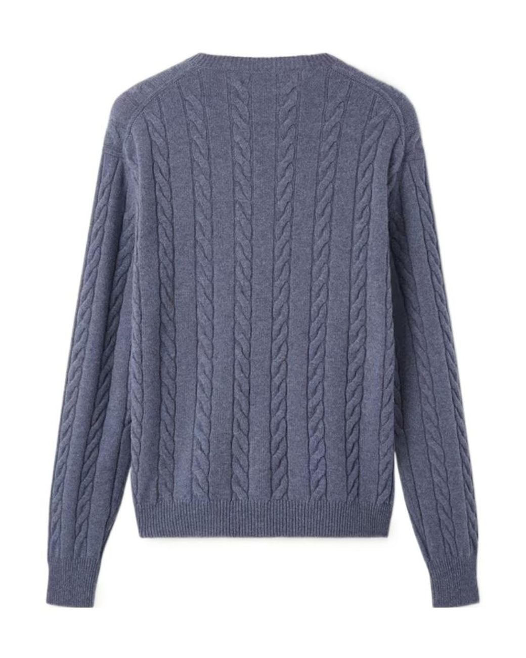 Loro Piana Blue Cedar Crewneck for men