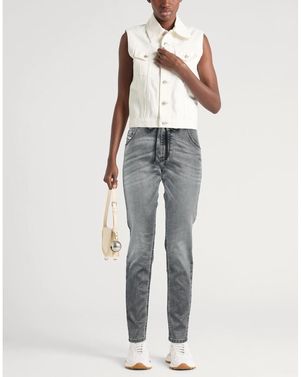 DIESEL Gray Slim-Fit Jeans