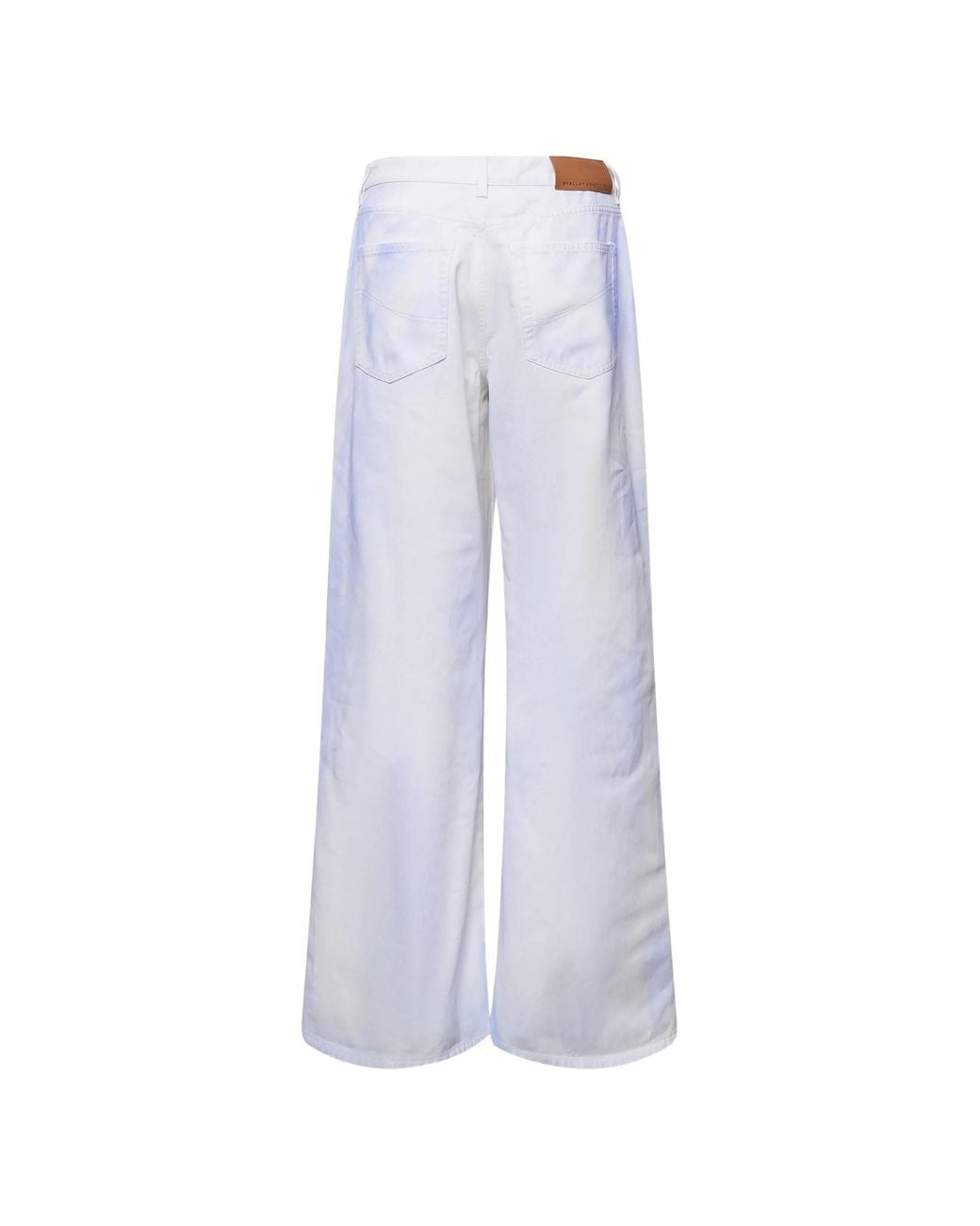 Stella McCartney White Belt Loop Jeans