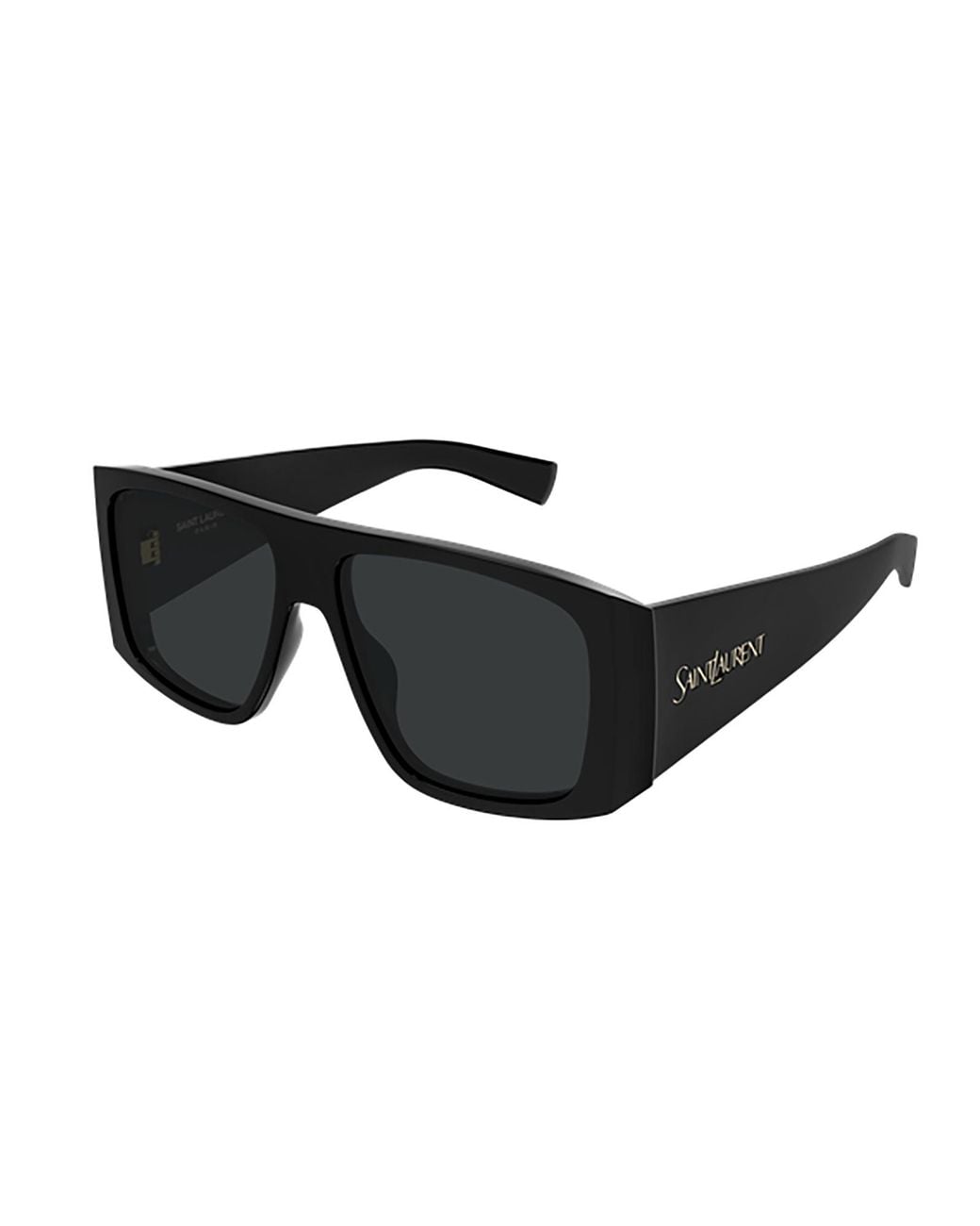 Saint Laurent Black Eyewear Aviator Frame Sunglasses