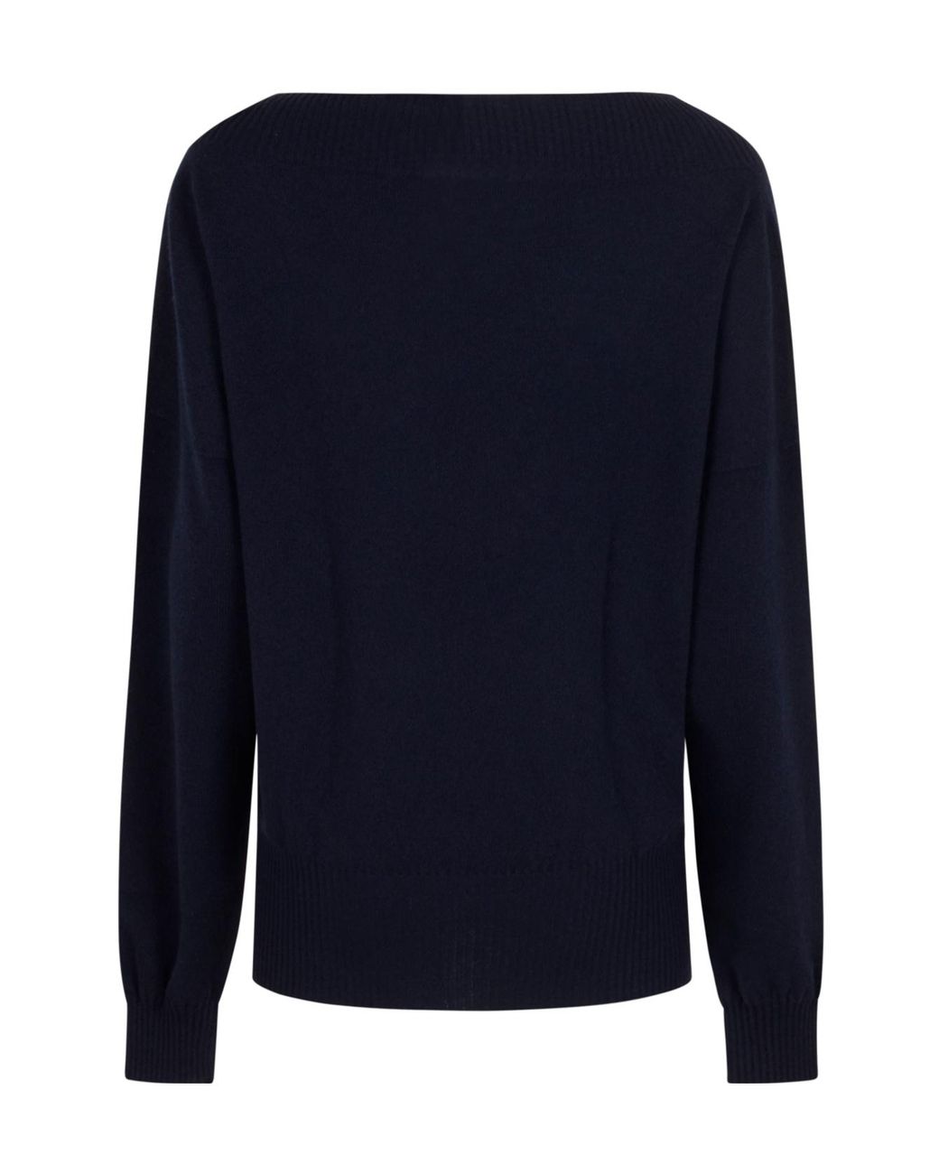 Alberta Ferretti Blue Button Detailed Dropped Shoulder Jumper