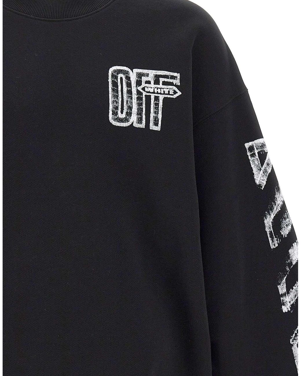 Off-White c/o Virgil Abloh Blue Motion Arrow Skate Sweatshirt for men