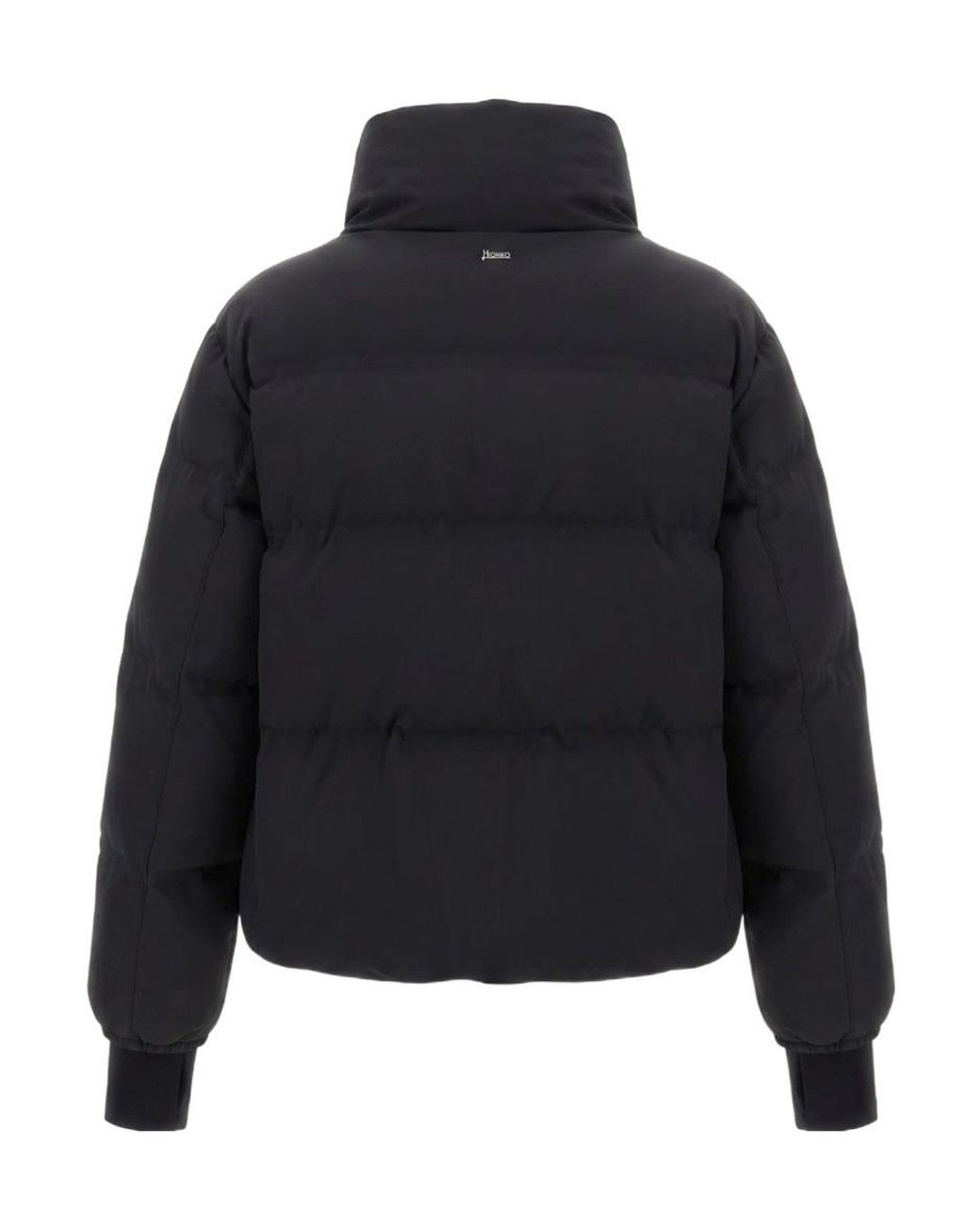 Herno Blue High-Neck Padded Jacket