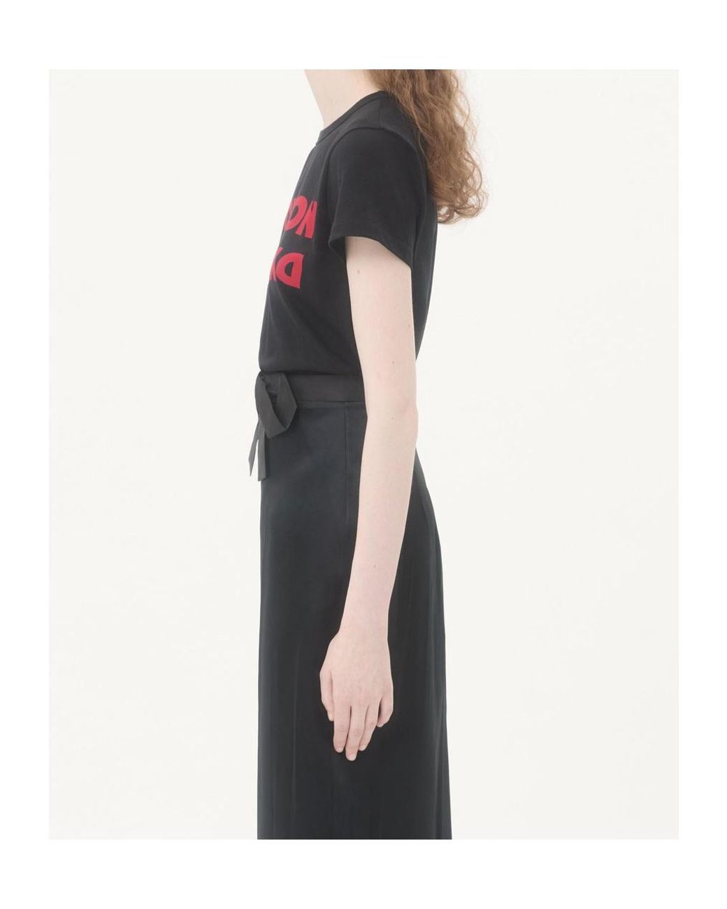 Valentino Black Apollon Dyonisos Crewneck T-Shirt