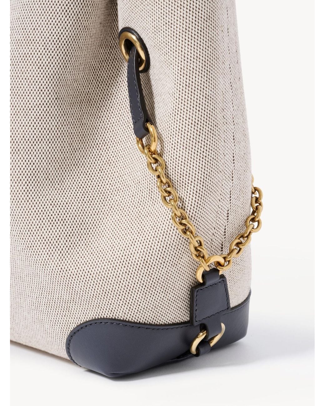 Chloé Natural Chloé Clover Double Carry Bag
