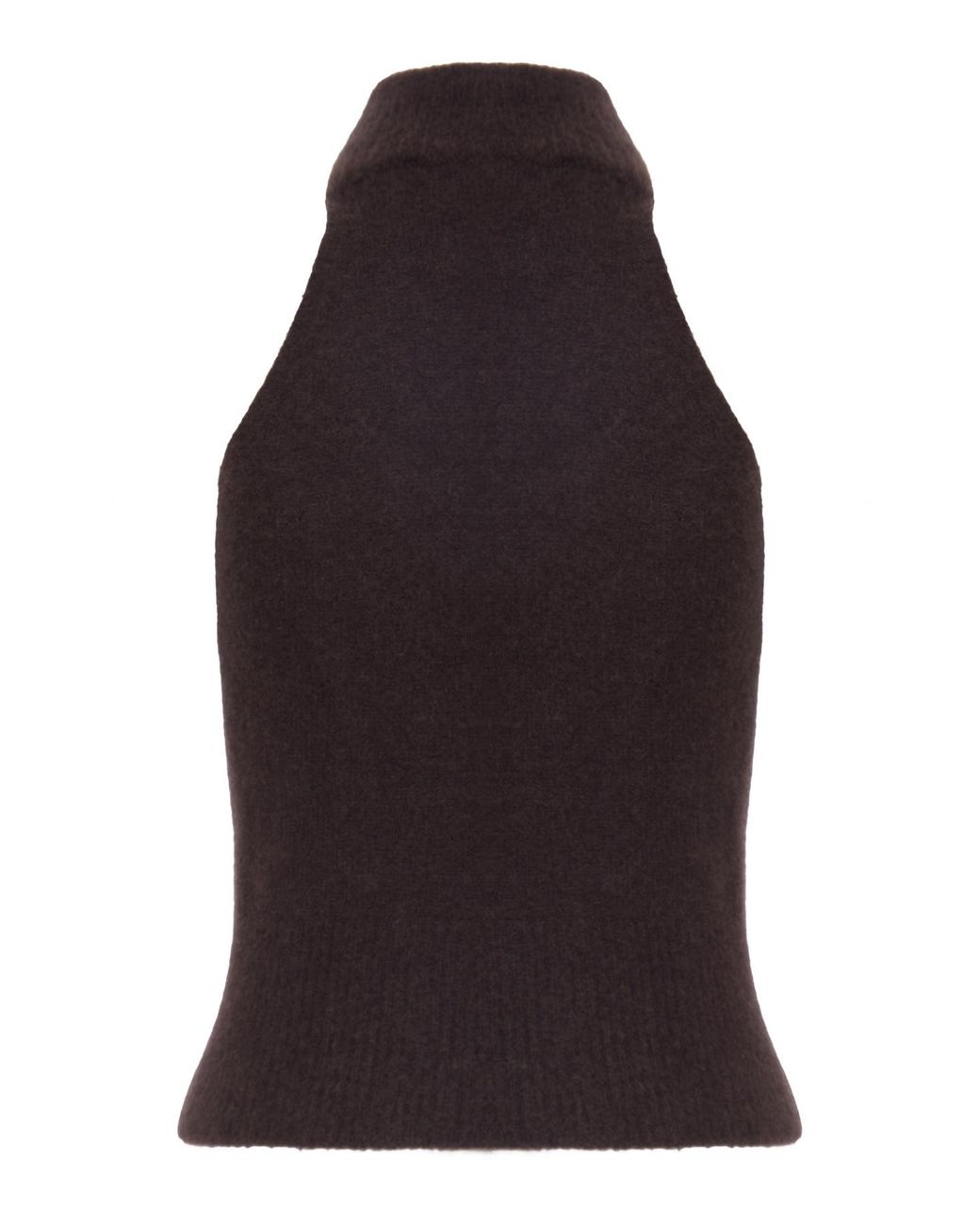 Roberto Collina Black Mock-Neck Top