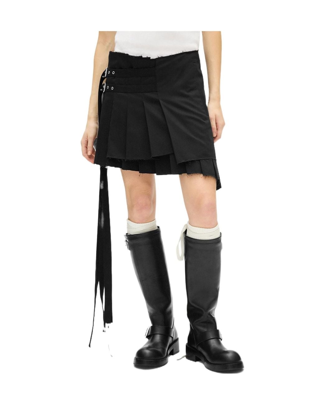 Ann Demeulemeester Black Tabea Mini Skirt