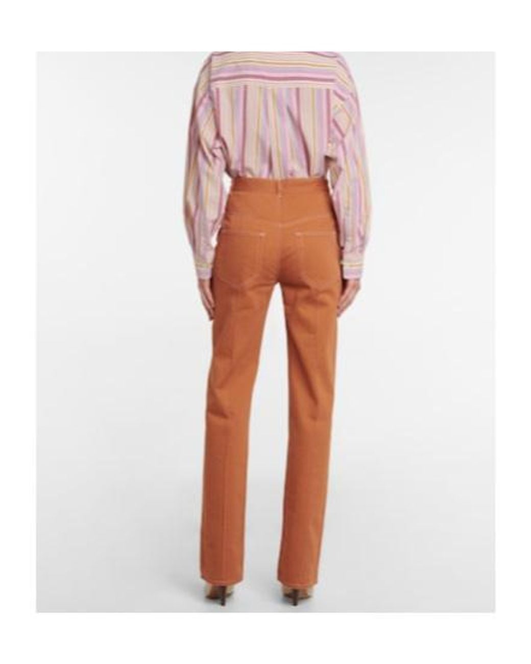 Isabel Marant Brown High-Rise Jeans