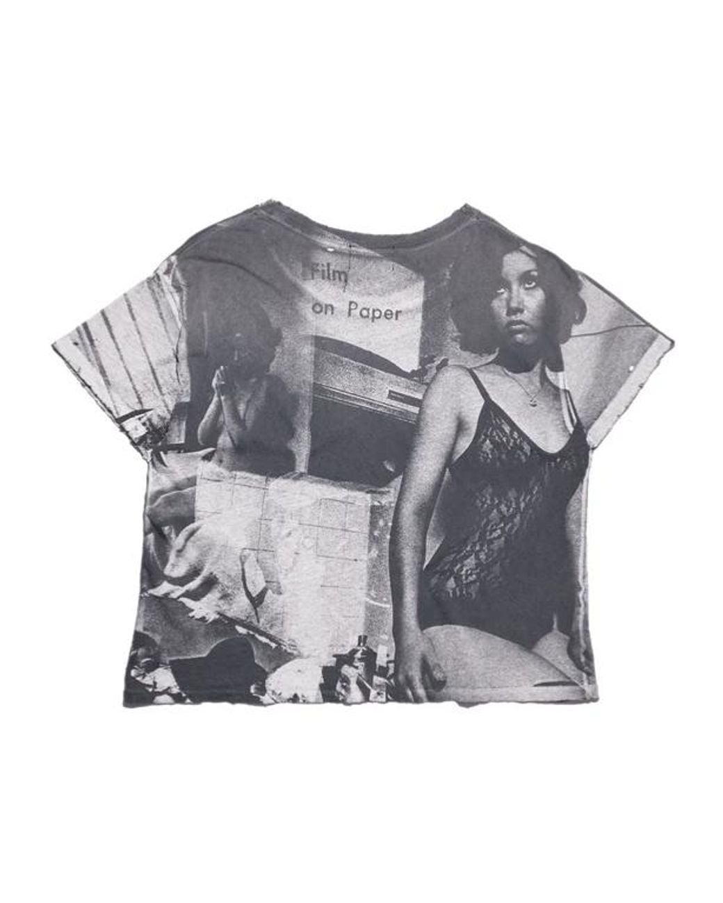 Enfants Riches Deprimes Gray Enfants Riches Déprimés Film On Paper Crewneck T-Shirt for men