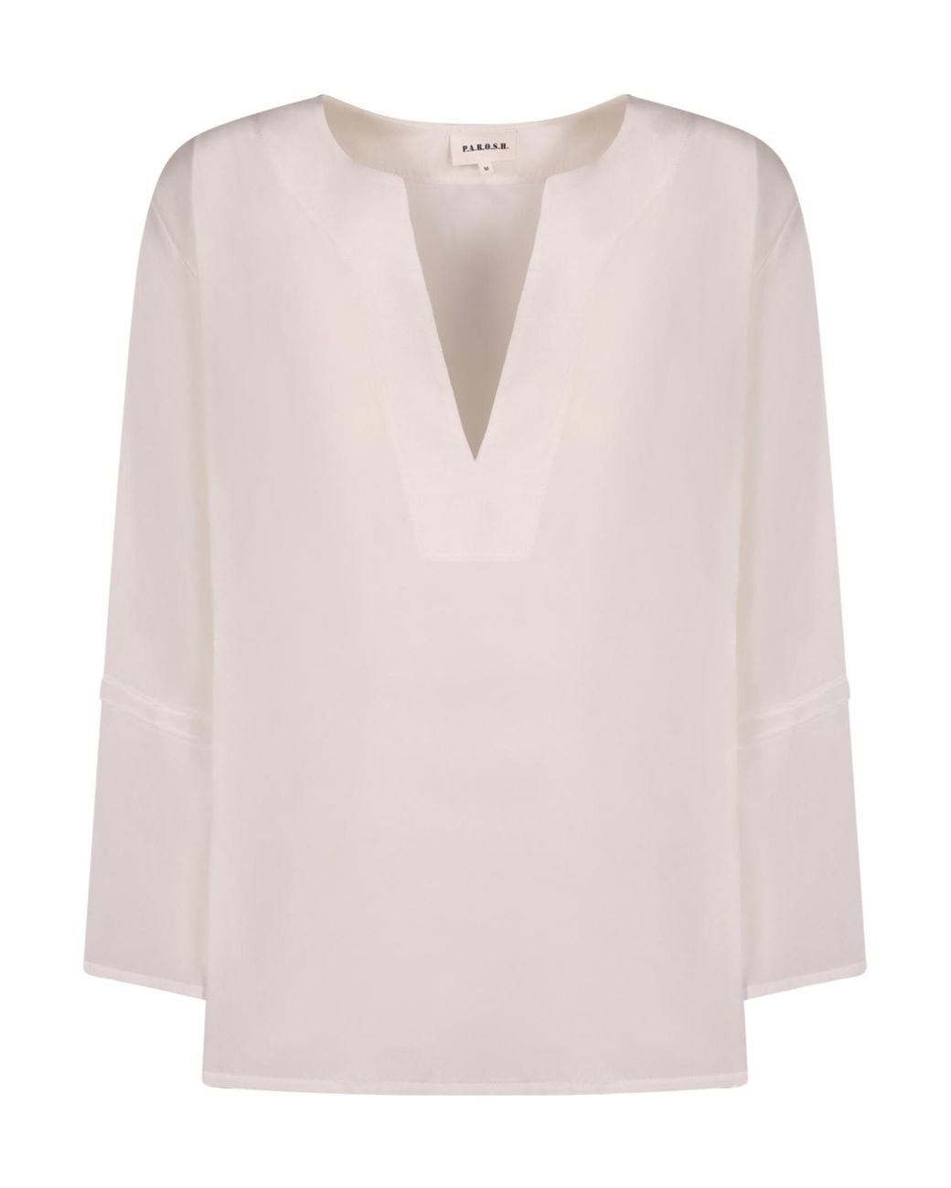 P.A.R.O.S.H. Pink P.A.R.O..H. Saxon V-Neck Tunic Top