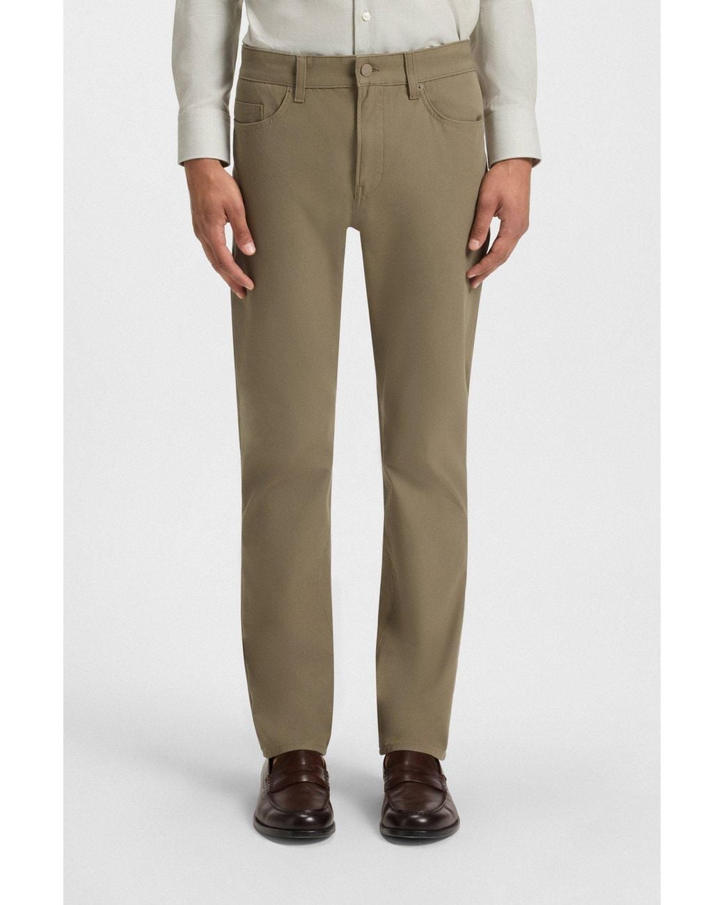 Boss Green Cotton-Blend Pants for men