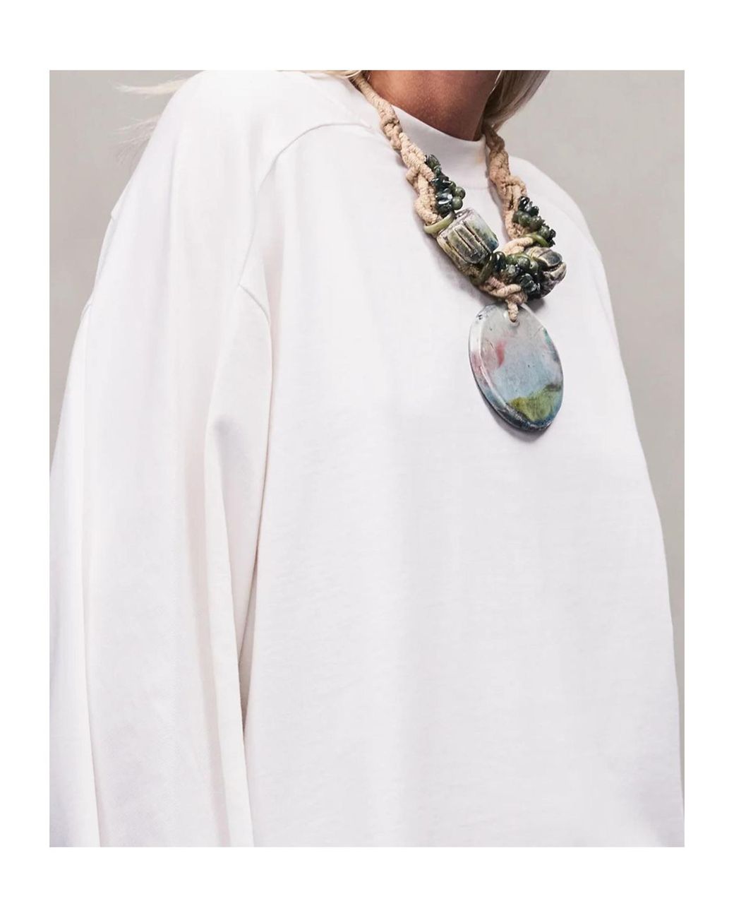 Entire studios White Heavy Long-Sleeve Top for men