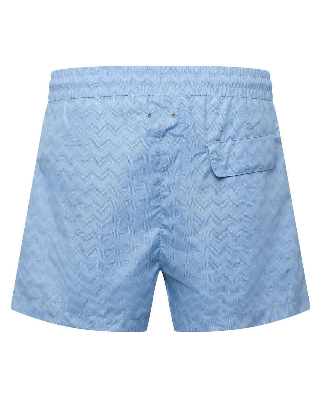 Missoni Lightblue Chevronjacquard Shorts for men