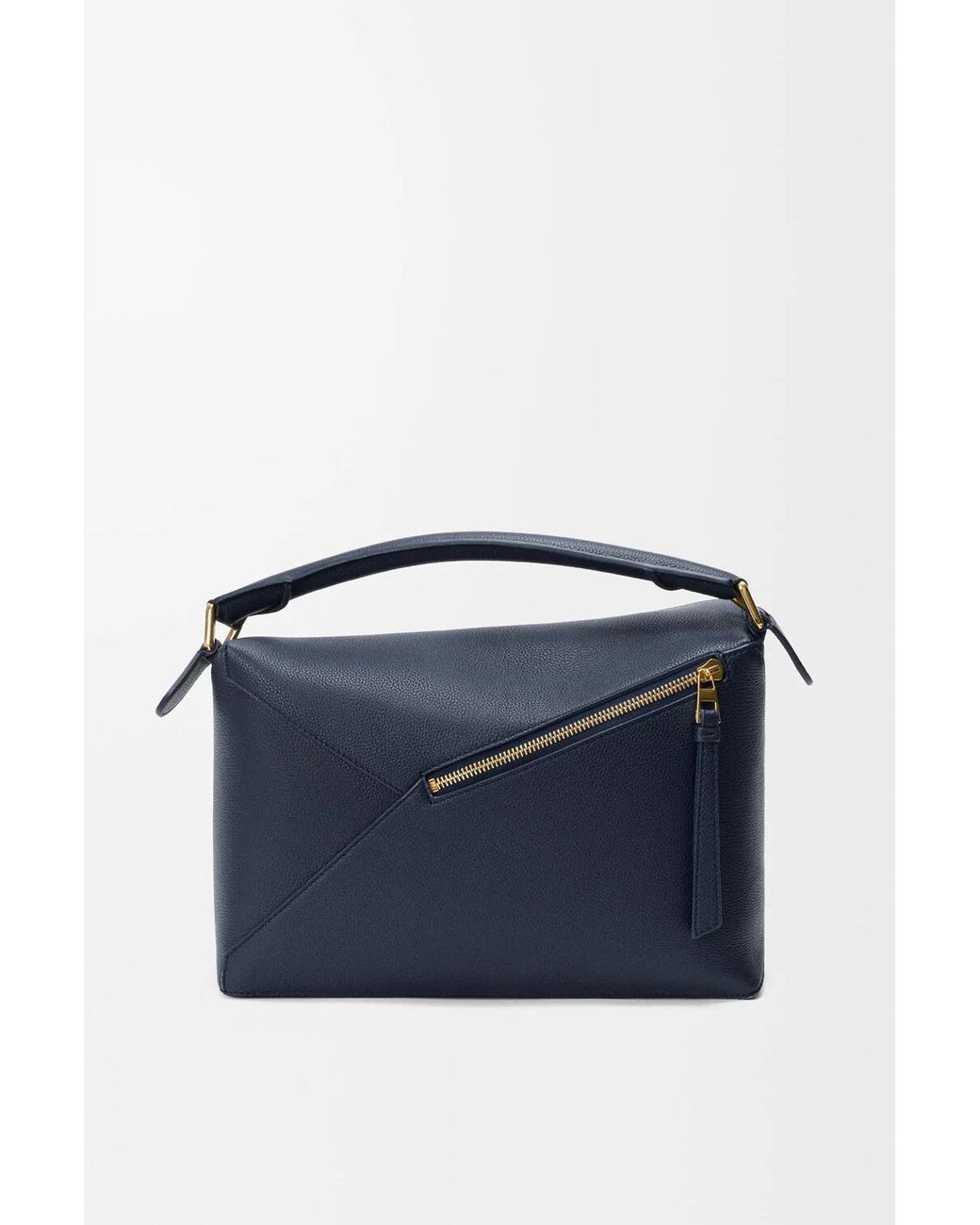 Loewe Blue Medium Puzzle Edge Bag