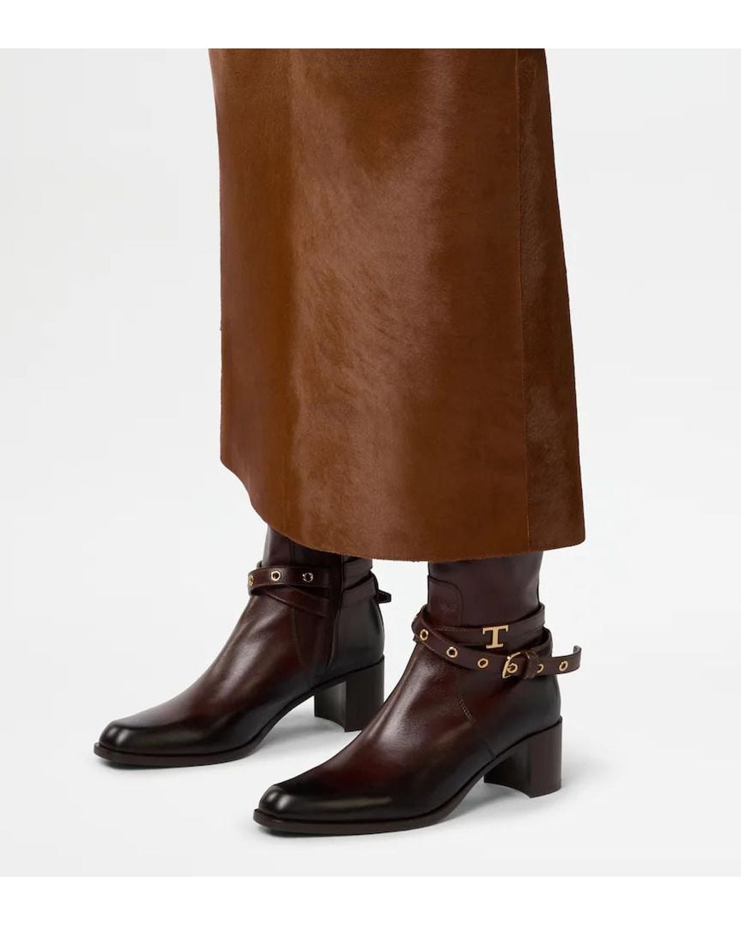 Tod's Brown Ankle Boots