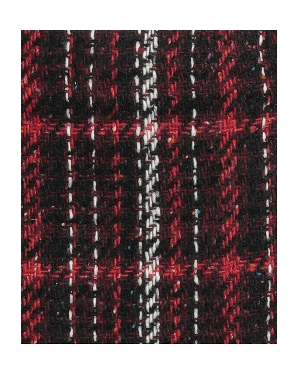 Marni Red Plaid Midi Skirt