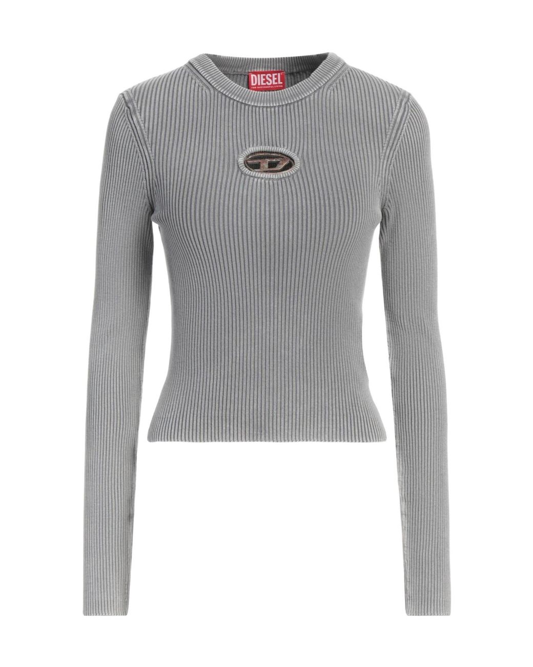 DIESEL Gray Lightweight Knitted Long Sleeves