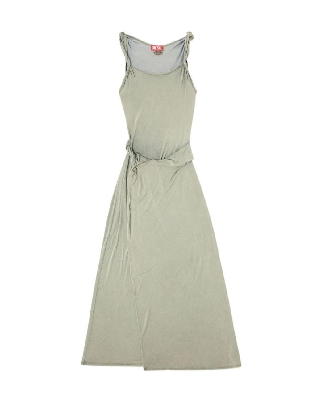 DIESEL D-Estiga-S1 Twist-Detail Maxi Dress in Green | Lyst