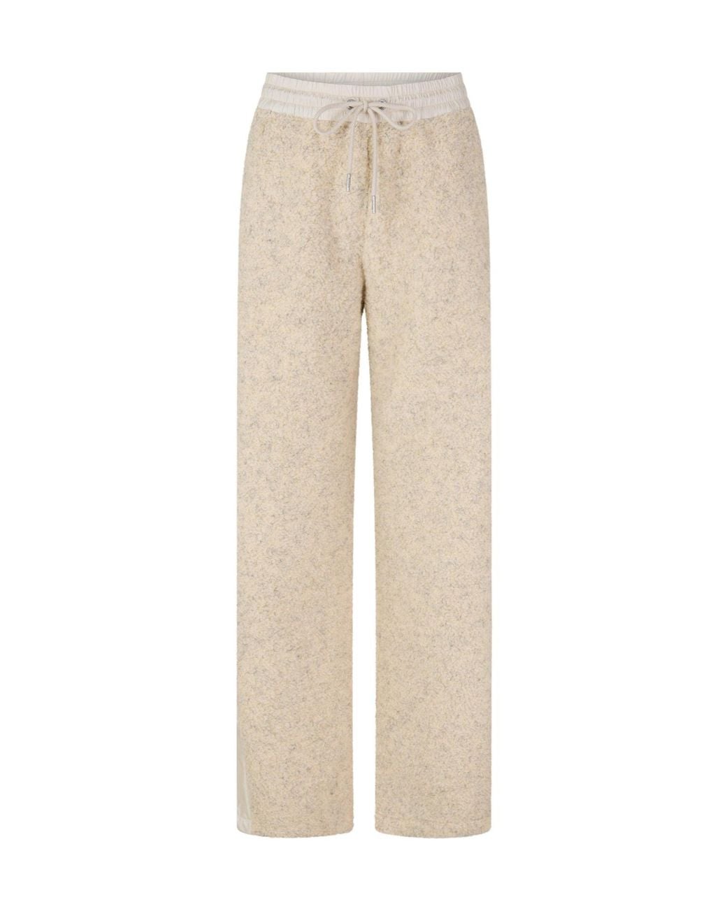 Moncler Natural Elasticwaist Wideleg Trousers