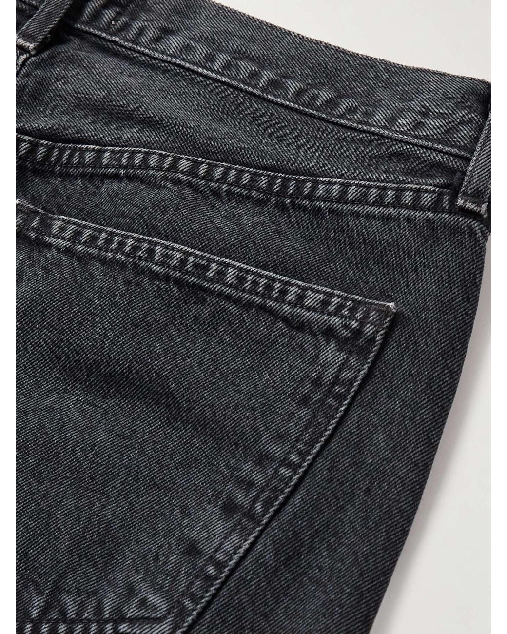 Agolde Gray Straight Jeans