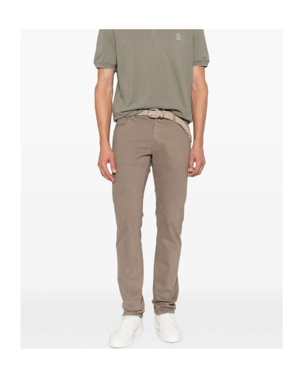 Jacob Cohen Gray Straight Leg Jeans for men