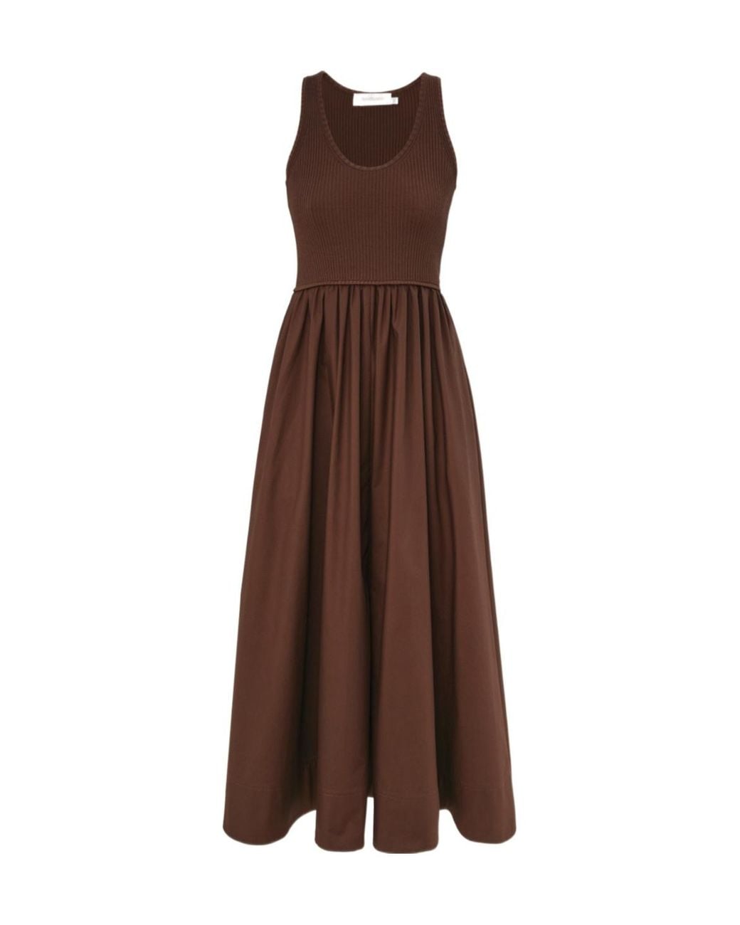Zimmermann Brown Sleeveless Dress