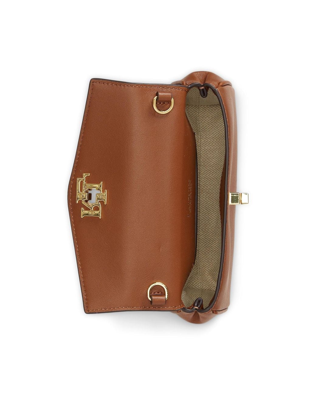Ralph Lauren Brown Chain Wallet