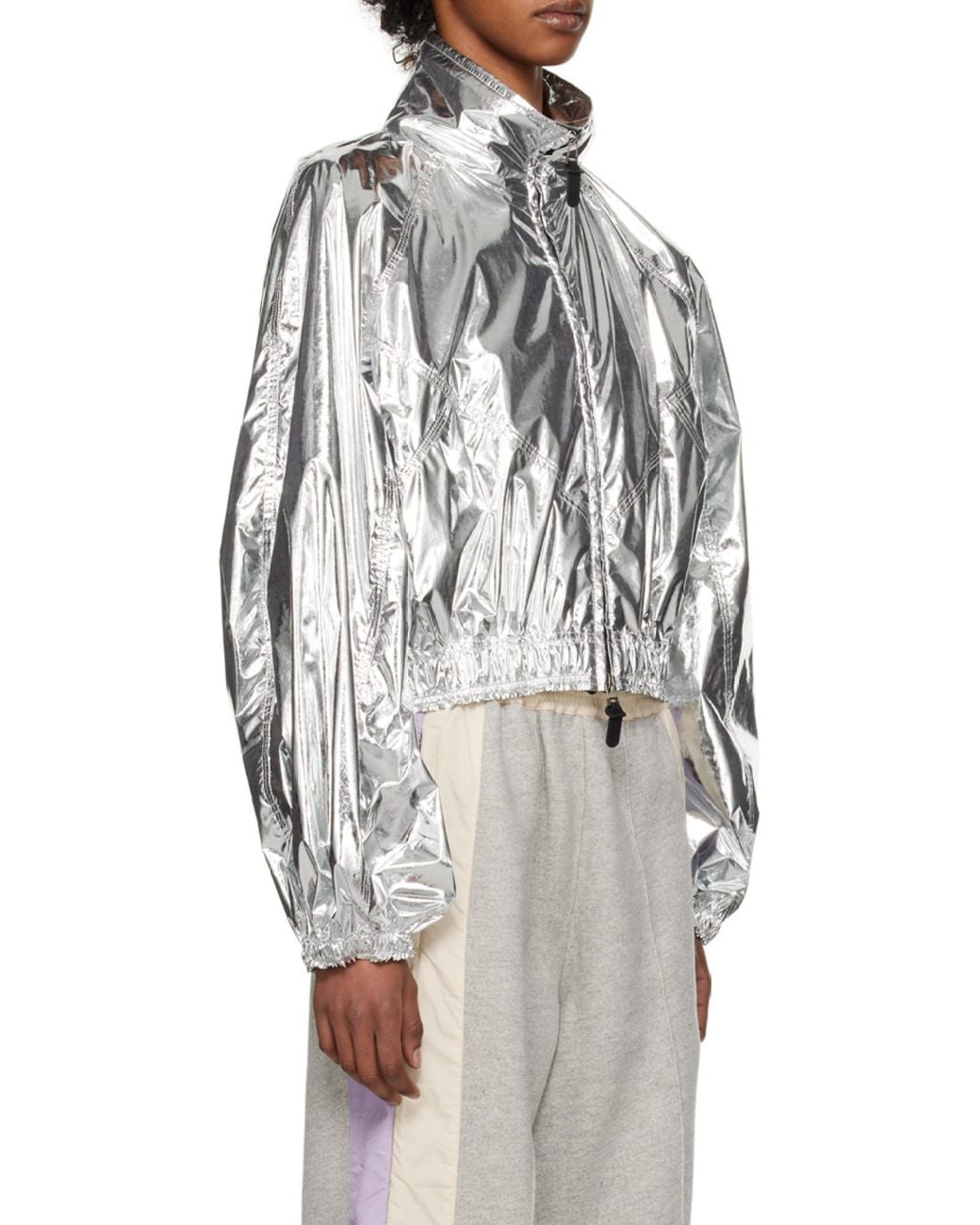 Moncler White Flatbush Windbreaker